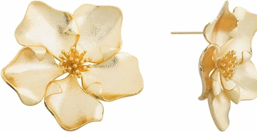 SHASHI Women's IYS Gold-Plated Hoop Earrings for Everyday Wear