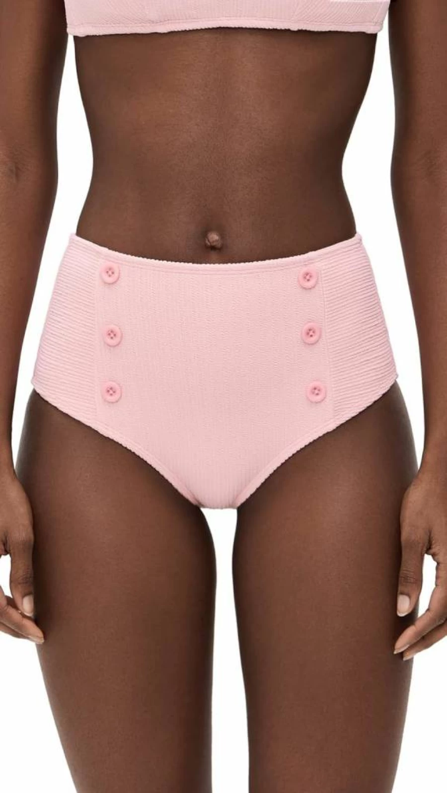 Shoshanna Women's High Waist Ribbed Bottoms - Stretchable Comfort Fit Summer Shorts