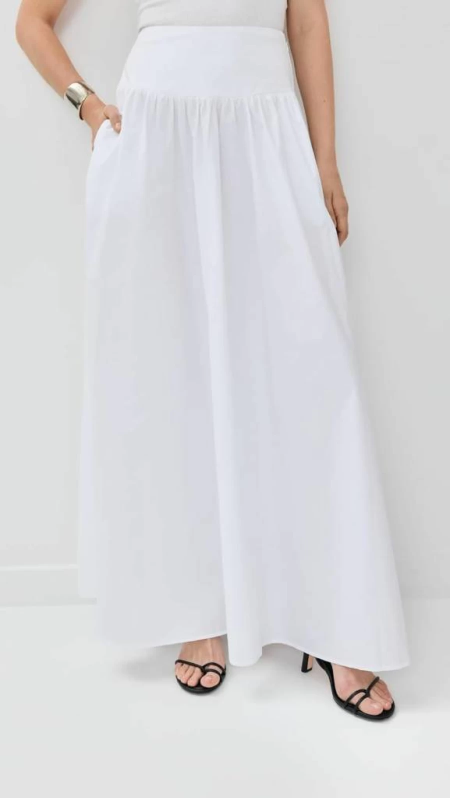 Susana Monaco Women's Stylish Poplin Drop Waist Skirt - Elegant & Comfortable Fashion Skirt
