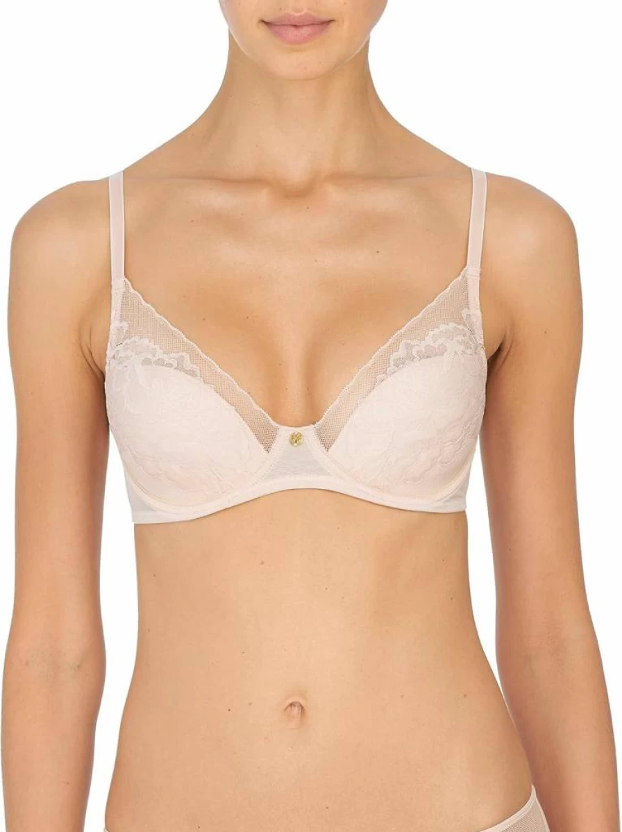 Natori Women's Flora Contour Underwire Bra - Supportive Comfort & Lift for Everyday Wear