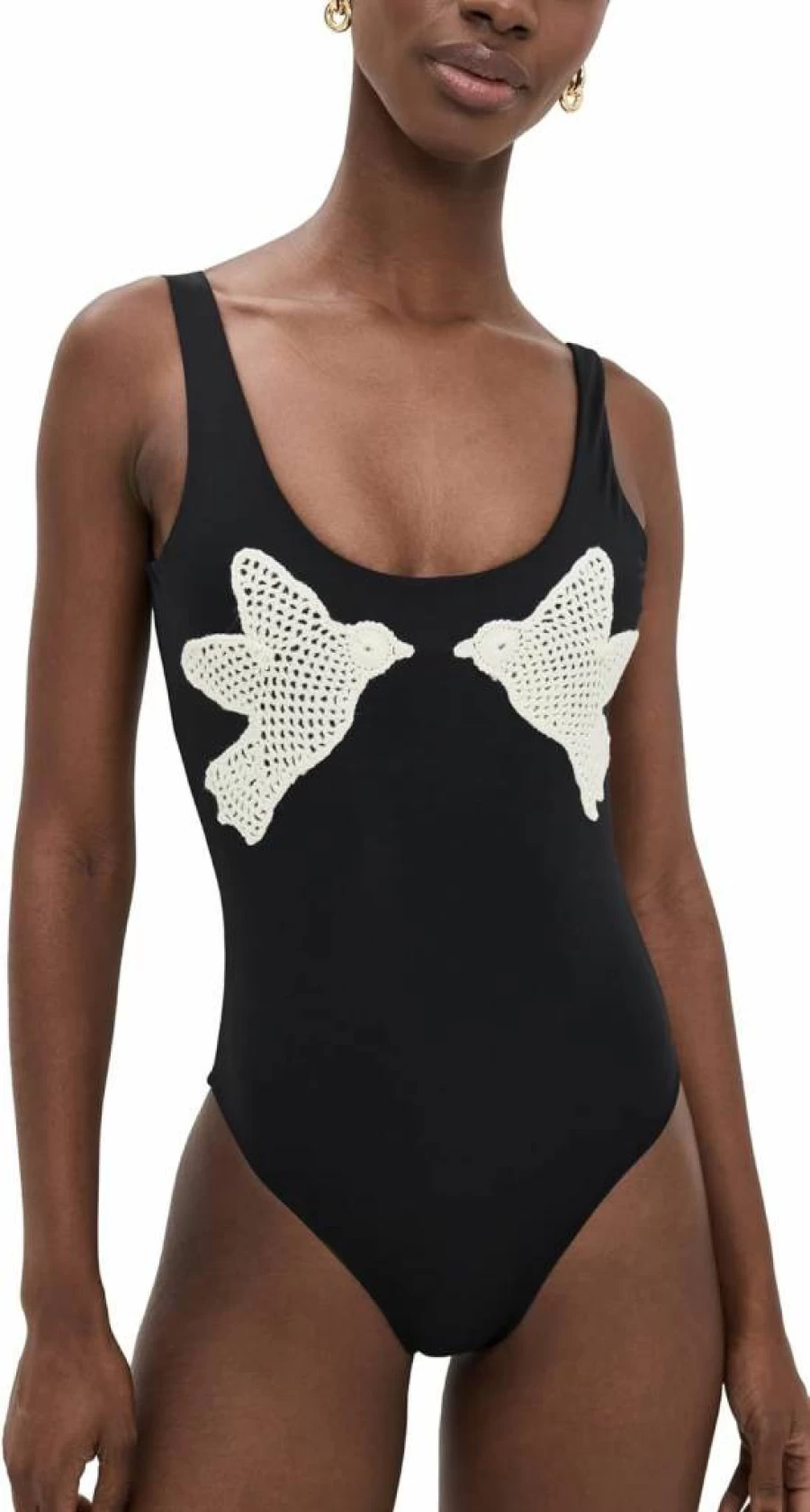 Sea Women's Sally Crochet One Piece Swimsuit - Handmade Boho Beach Cover Up
