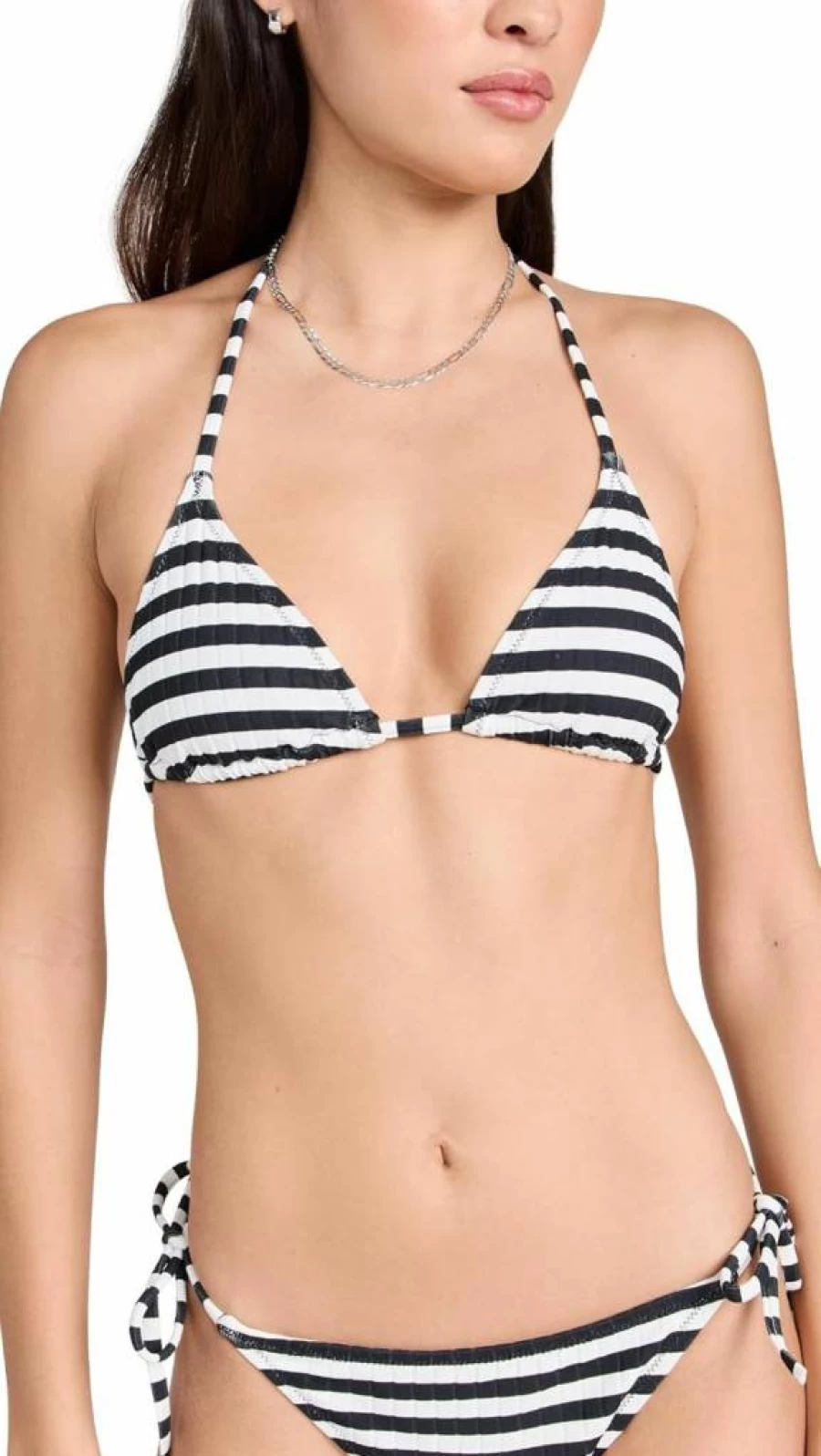 Solid & Striped Women's Iris Bikini Top - Striped Swimwear for Women
