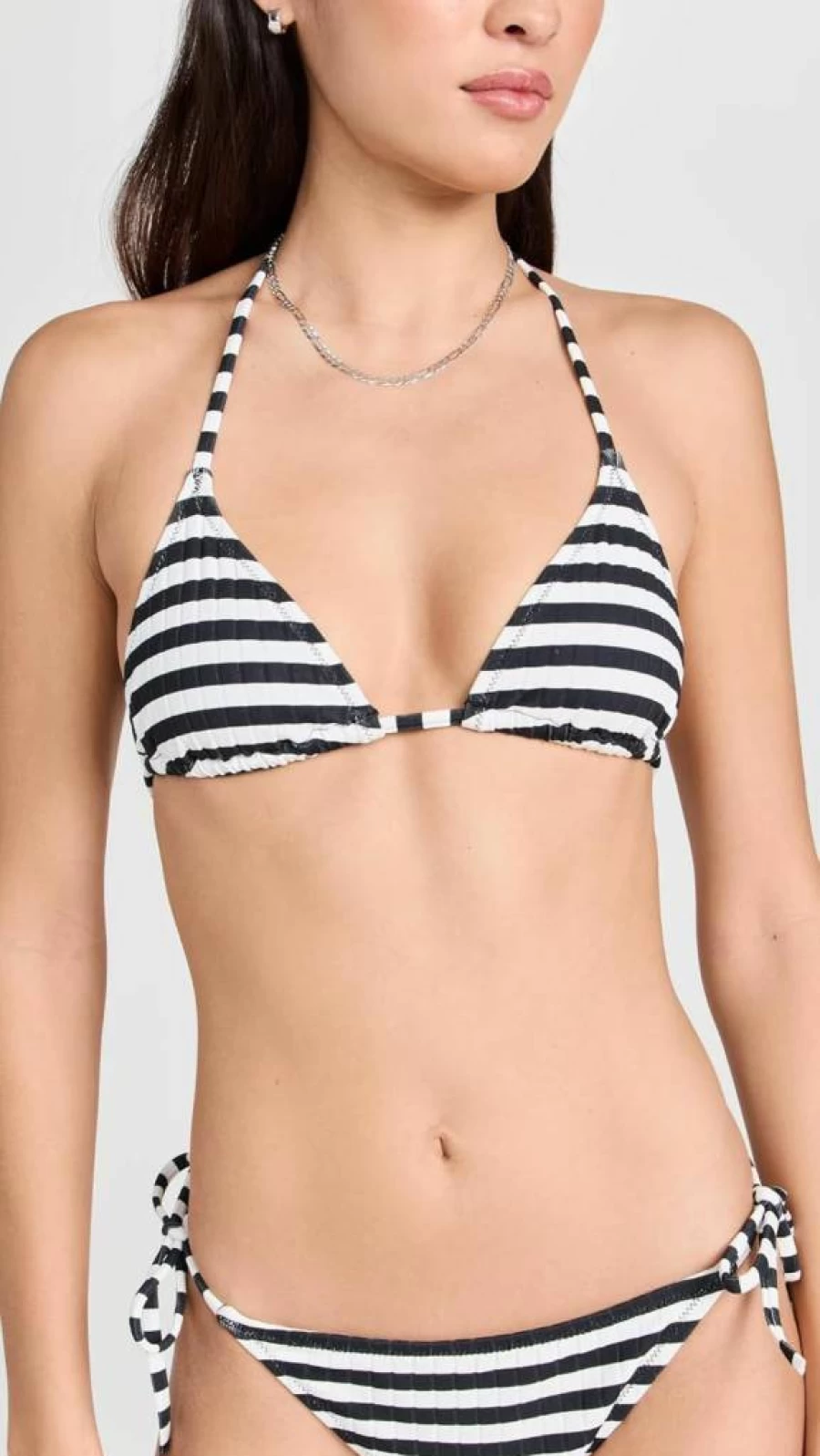 Solid & Striped Women's Iris Bikini Top - Striped Swimwear for Women