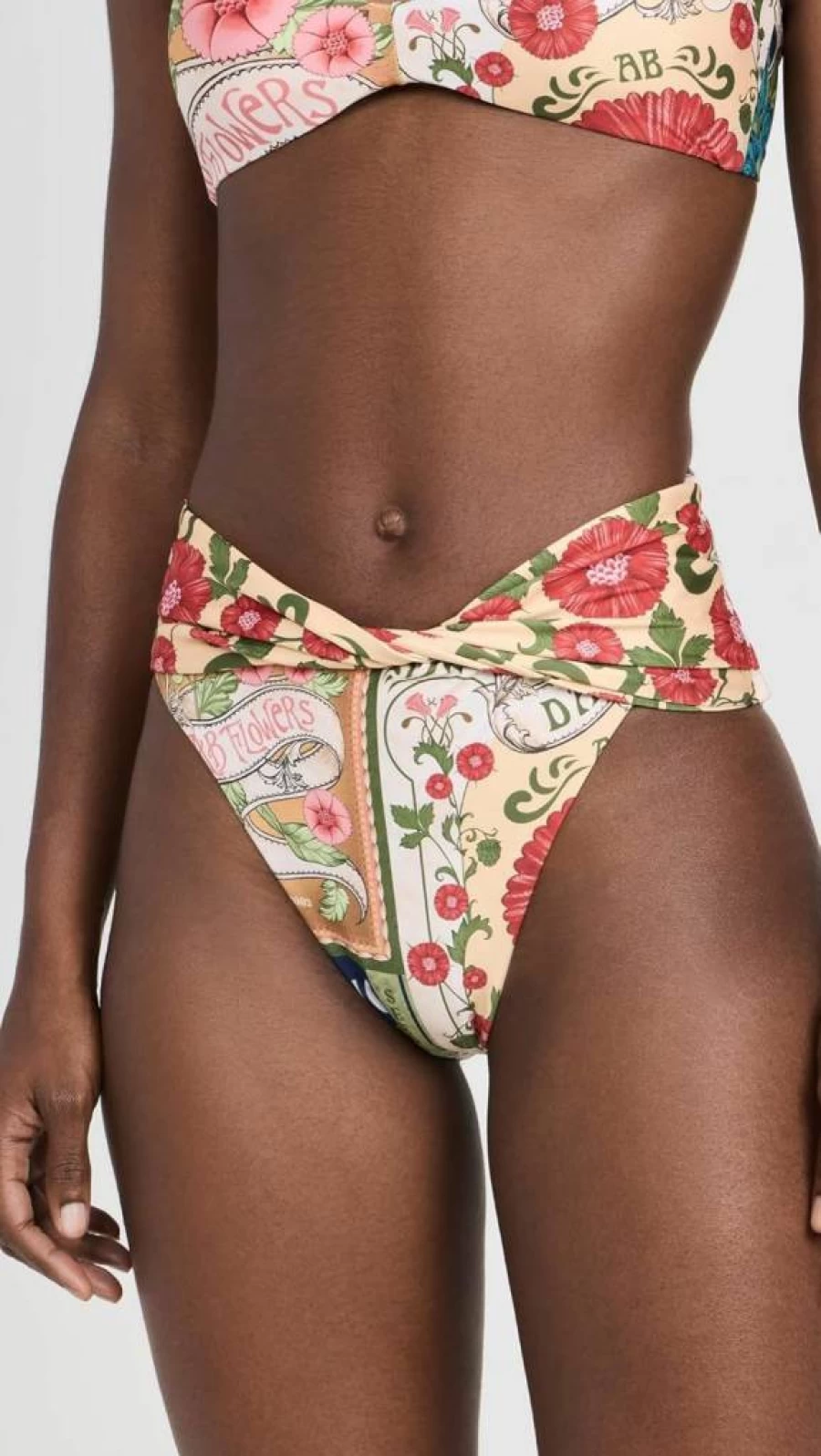 AGUA BENDITA Women's Lily Swim Bottoms - Stylish & Comfortable Swimwear