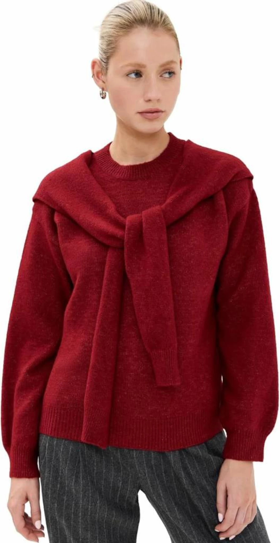 Line & Dot Women's Atlas Sweater - Stylish Knit Pullover for Casual Wear