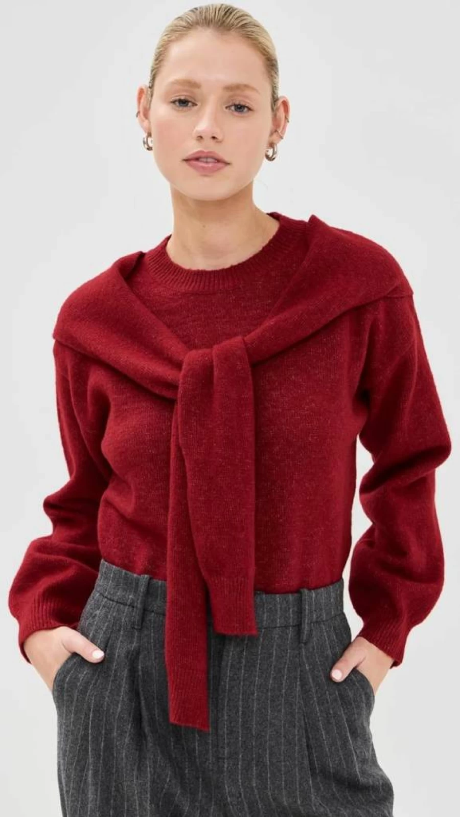 Line & Dot Women's Atlas Sweater - Stylish Knit Pullover for Casual Wear