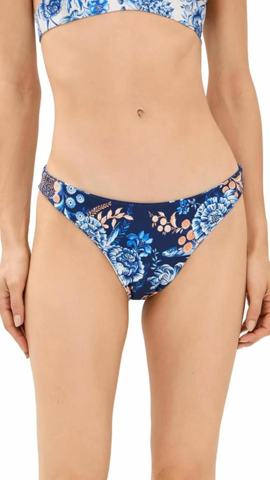 AGUA BENDITA Women's Ilu Azure Swim Bottoms - Blue Bikini Bottom