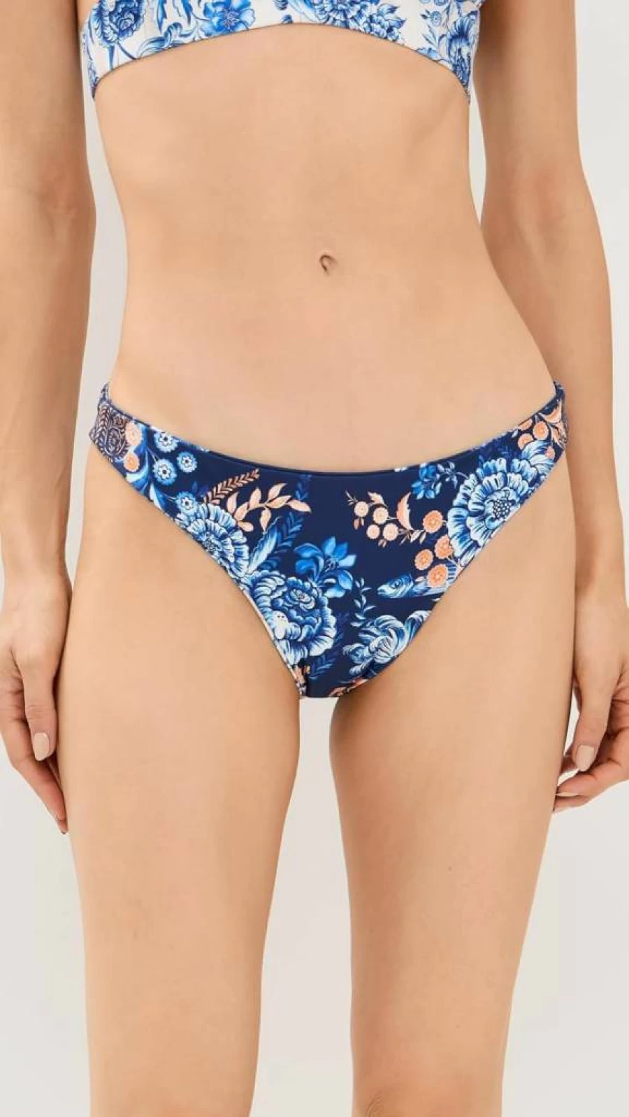 AGUA BENDITA Women's Ilu Azure Swim Bottoms - Blue Bikini Bottom