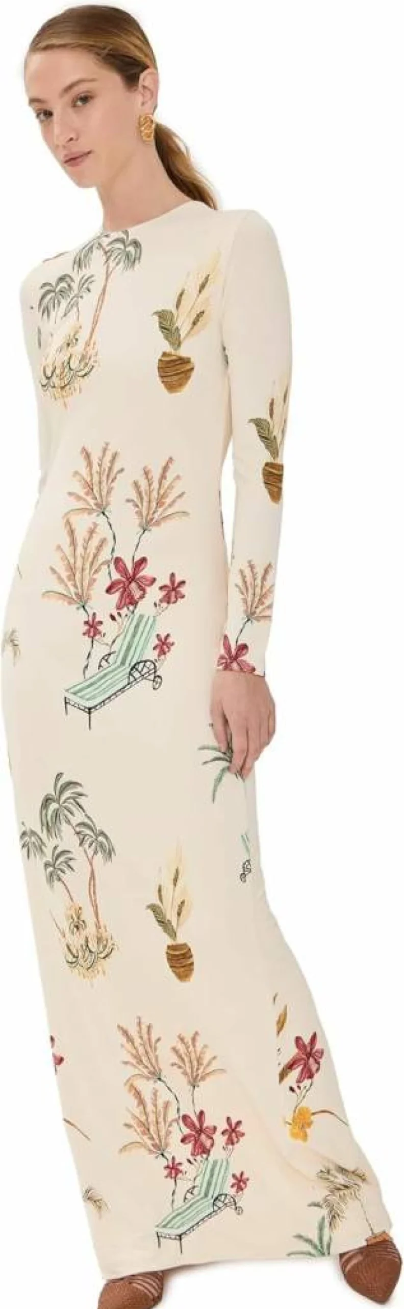 Isla & White Women's Marina Dress - Elegant Summer Beach Dress