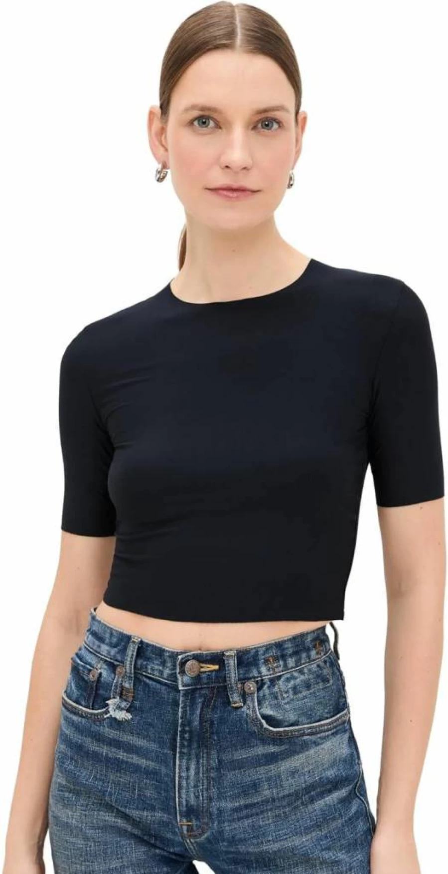 Commando Butter Soft Cropped T-Shirt TS12 - Women's Fashion Tee