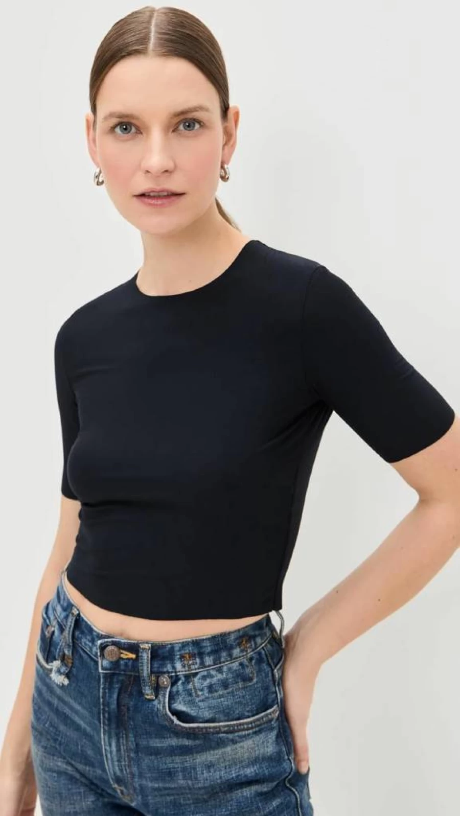 Commando Butter Soft Cropped T-Shirt TS12 - Women's Fashion Tee