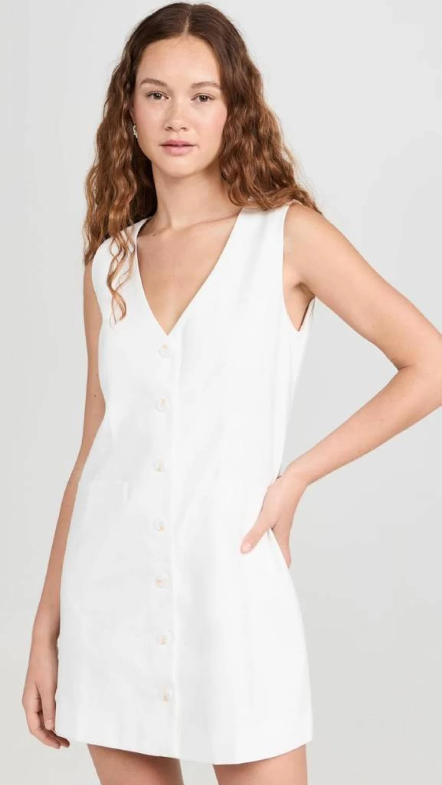 O.P.T Women's Akiya Sleeveless Mini Dress - Casual Summer Vest Dress for Women