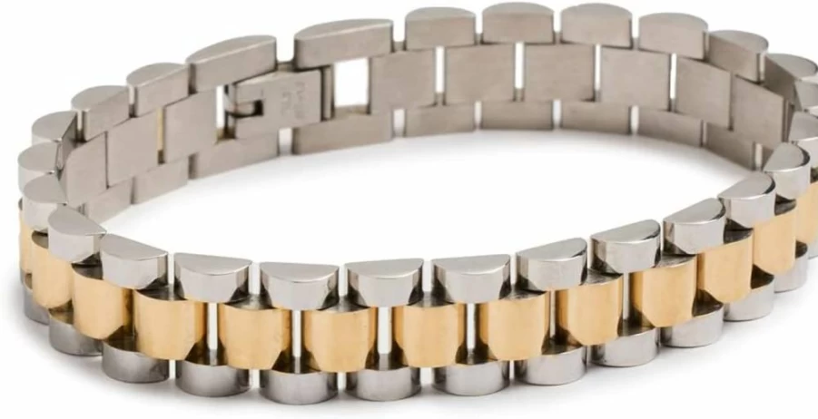 LUV AJ Women's Two-Tone Bracelet Watch - Stylish Timepiece Jewelry