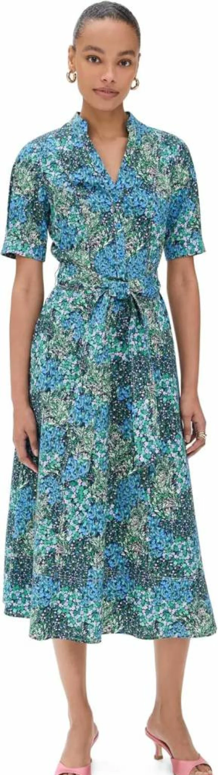 Shoshanna Women's Deia Floral Print Analisa Summer Dress