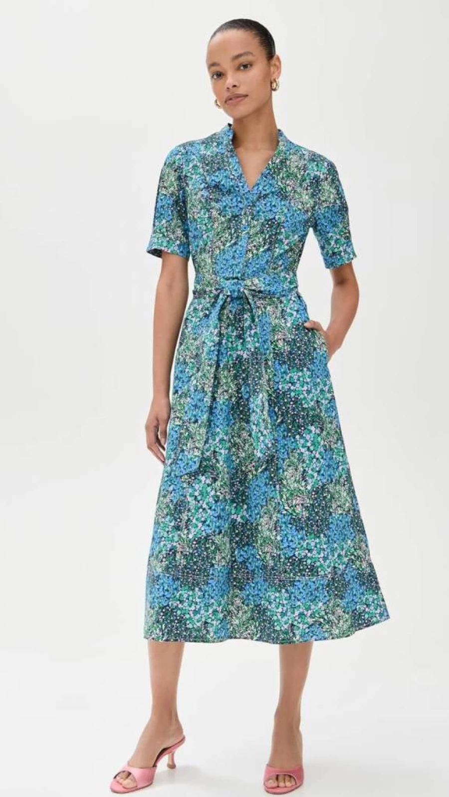 Shoshanna Women's Deia Floral Print Analisa Summer Dress