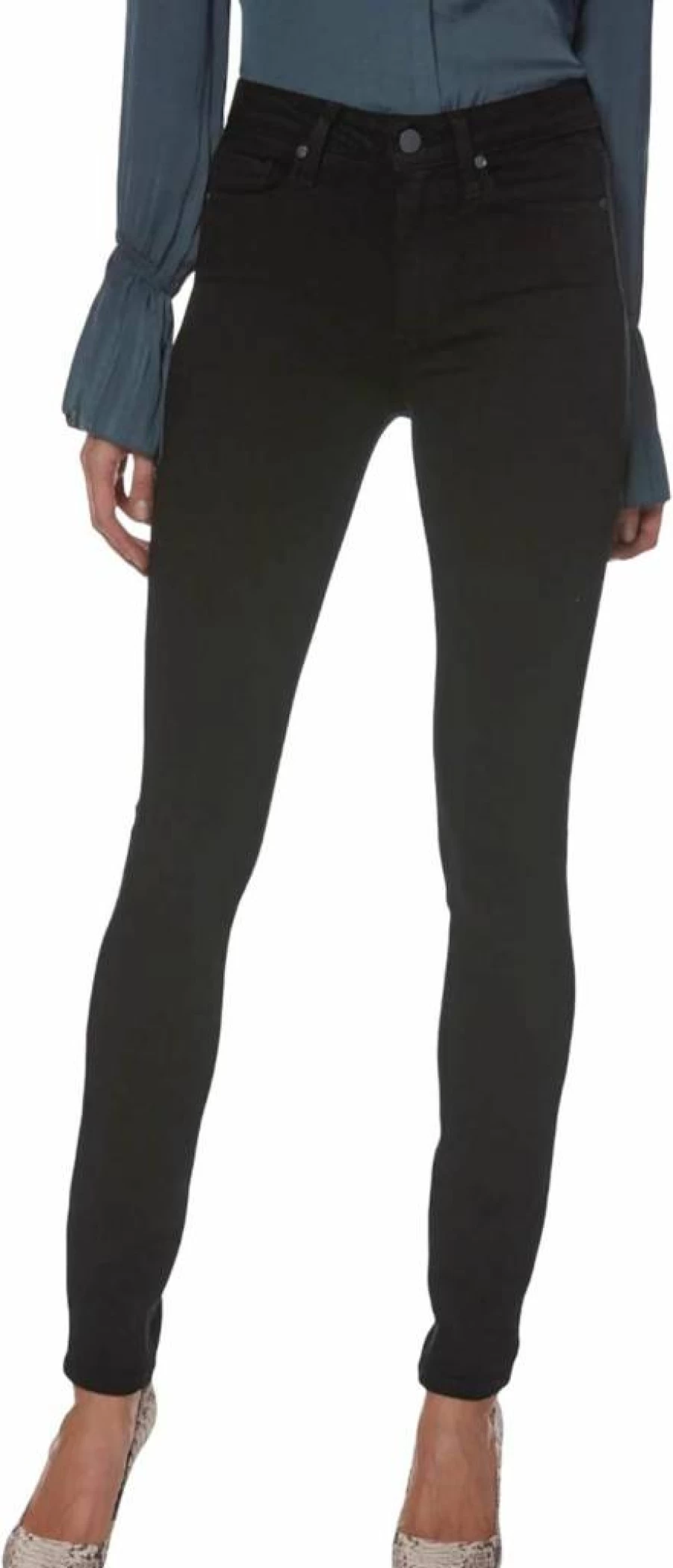 PAIGE Women's Hoxton High Rise Ultra Skinny Jeans - Stretch Denim, Slim Fit, Ankle-Length