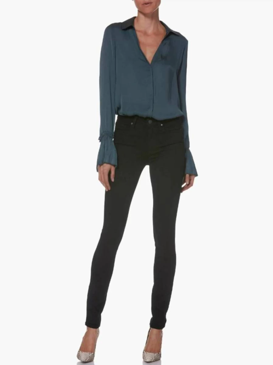PAIGE Women's Hoxton High Rise Ultra Skinny Jeans - Stretch Denim, Slim Fit, Ankle-Length