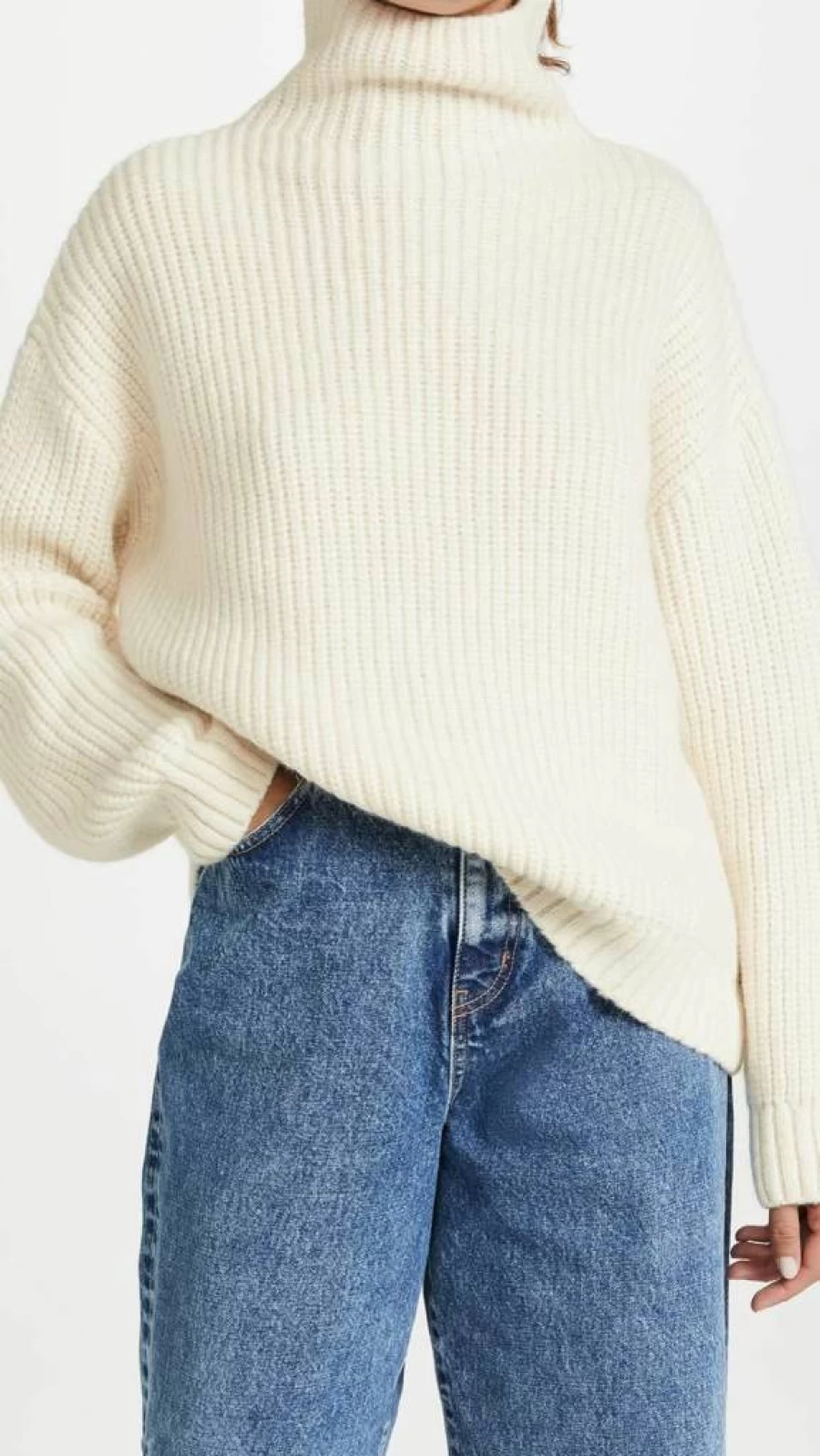 ANINE BING Women's Sydney Sweater - Premium Knit Pullover for Women