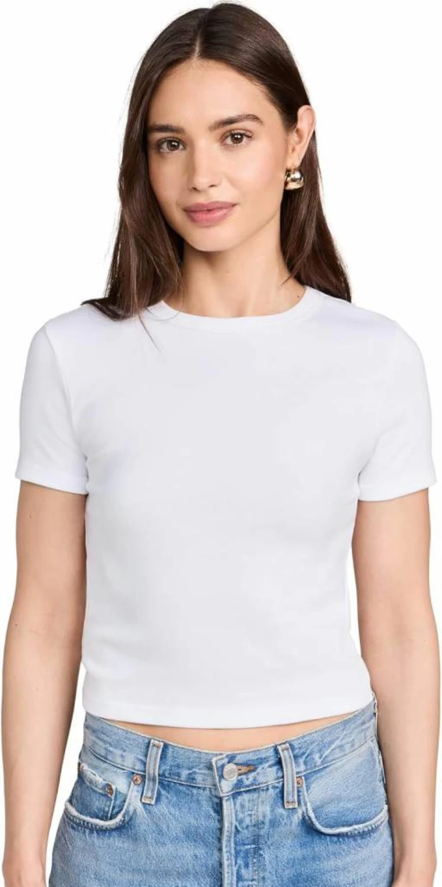 Joe's Women's Vintage Baby Tee - Soft Fit Casual Short Sleeve T-Shirt