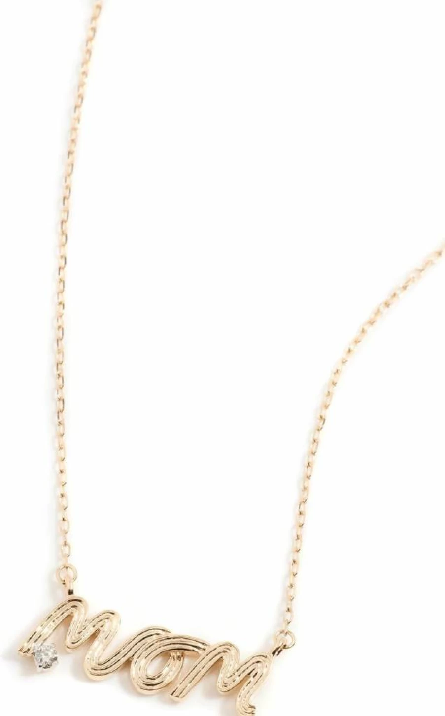 14K Gold Groovy Mom Necklace for Women by Adina Reyter - Elegant Mother's Jewelry Gift