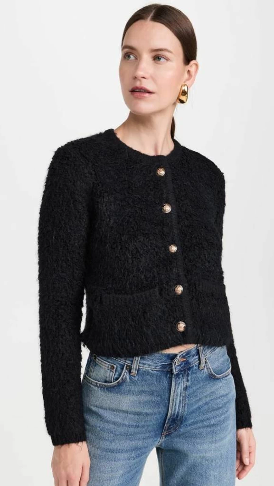 ASTR the Label Women's Myrtle Knit Sweater - Soft Casual Pullover Top