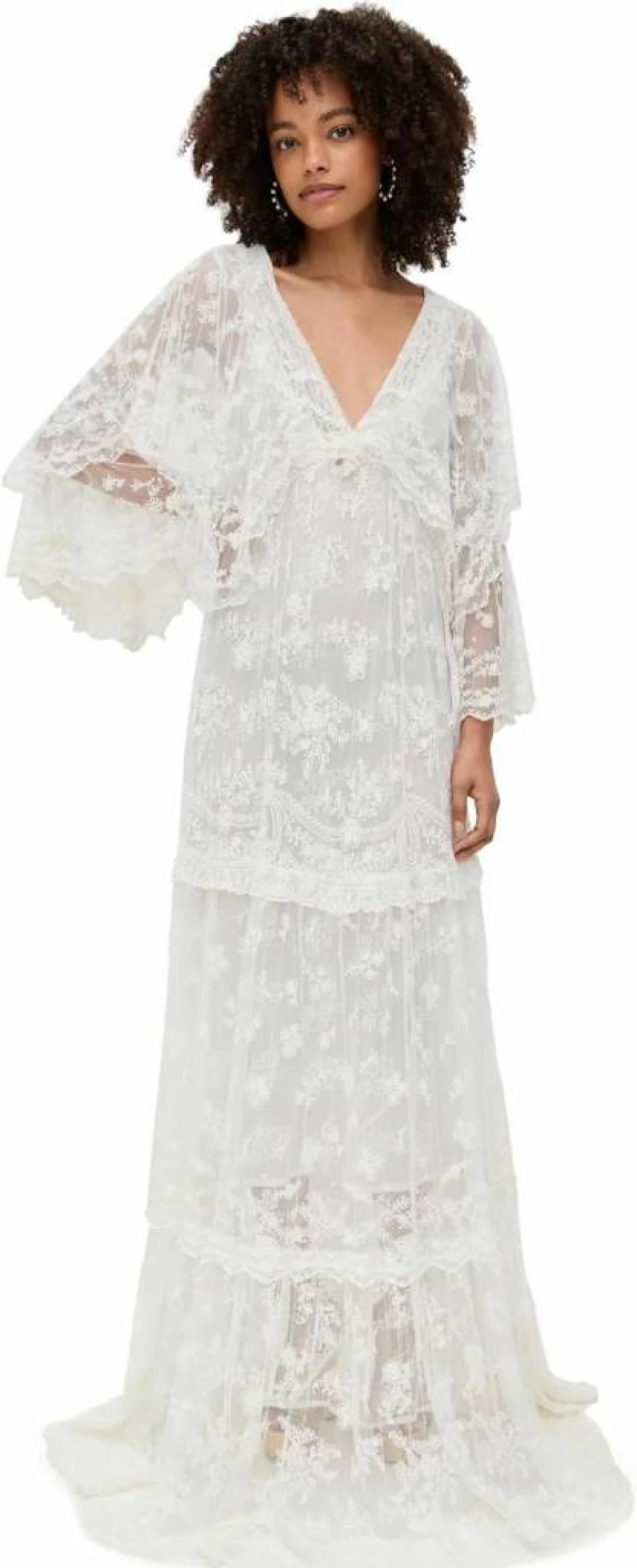 LOVESHACKFANCY Women's Roylan Floral Summer Dress - Boho Chic Mini Dress with Ruffles