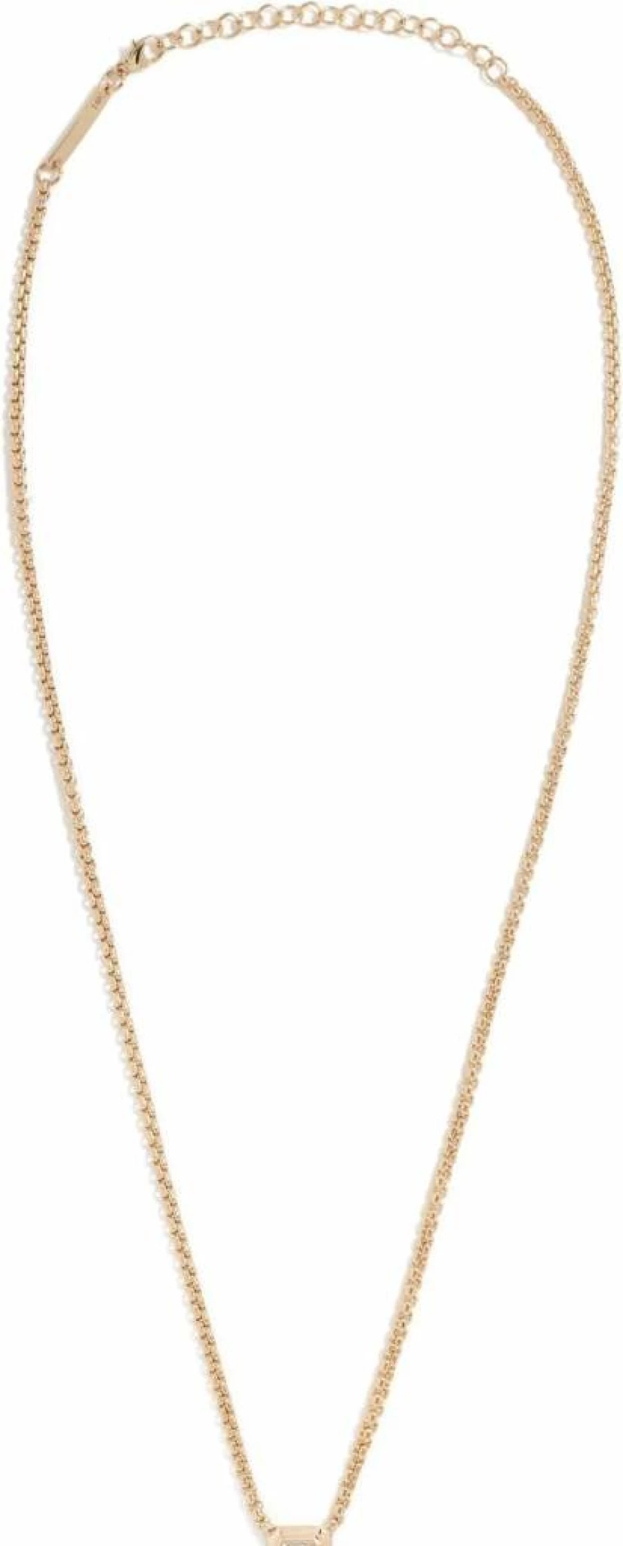 ZOE CHICCO 14K Gold Emerald Cut Diamond Pendant Necklace for Women
