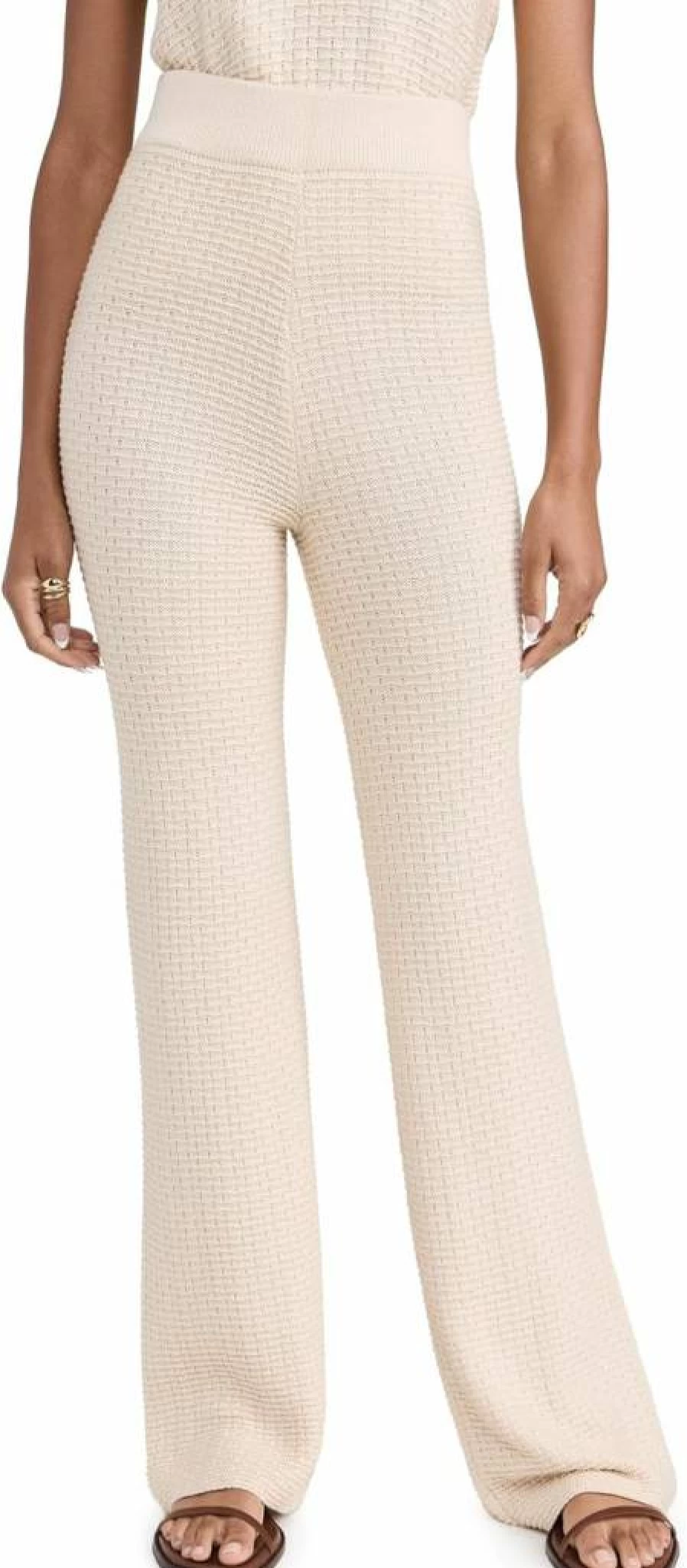 Peixoto Women's Kira Knit Pants - Comfortable Stretchy High-Waisted Lounge Pants