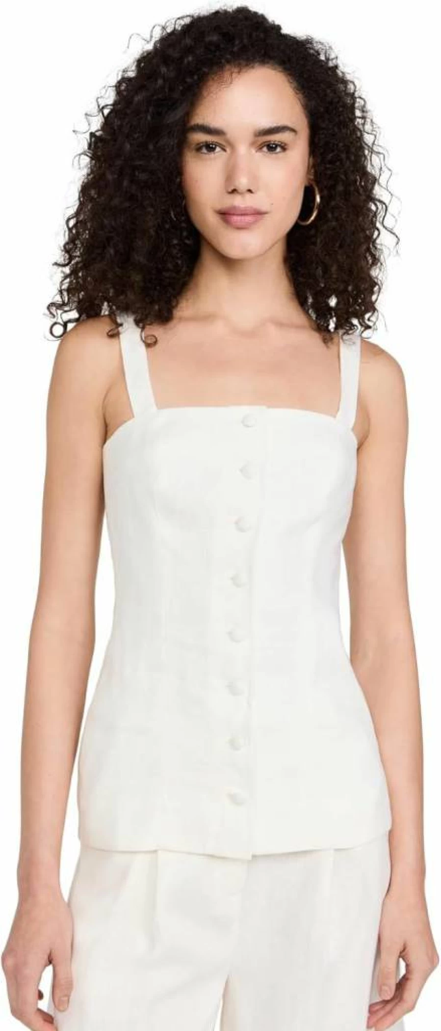 FAITHFULL THE BRAND Women's Corbiere Vest - Stylish Casual Sleeveless Top for Women