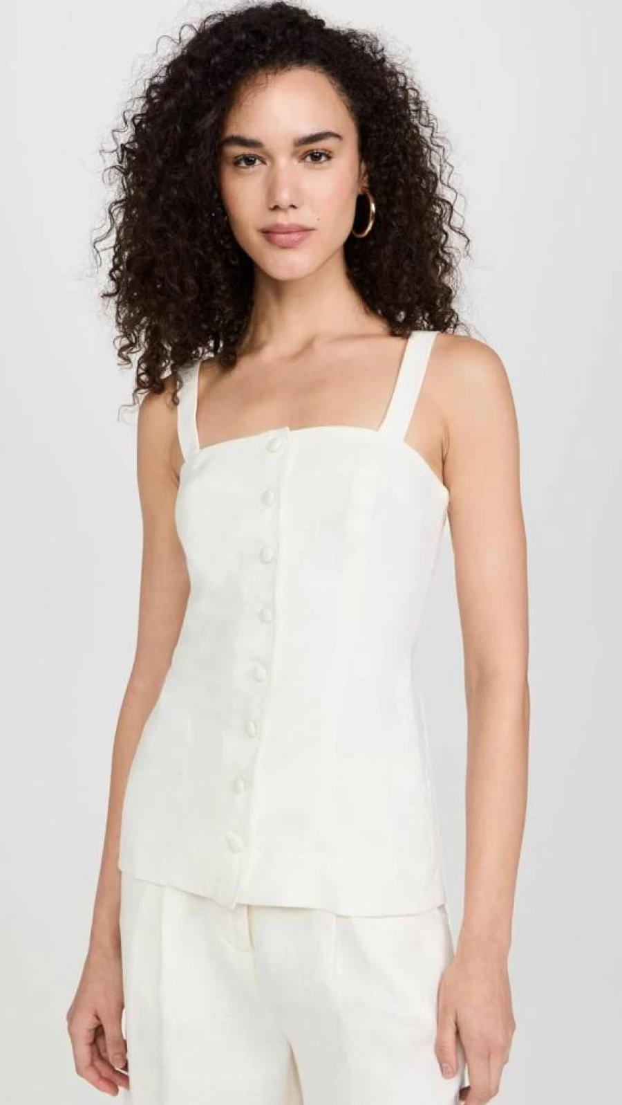 FAITHFULL THE BRAND Women's Corbiere Vest - Stylish Casual Sleeveless Top for Women
