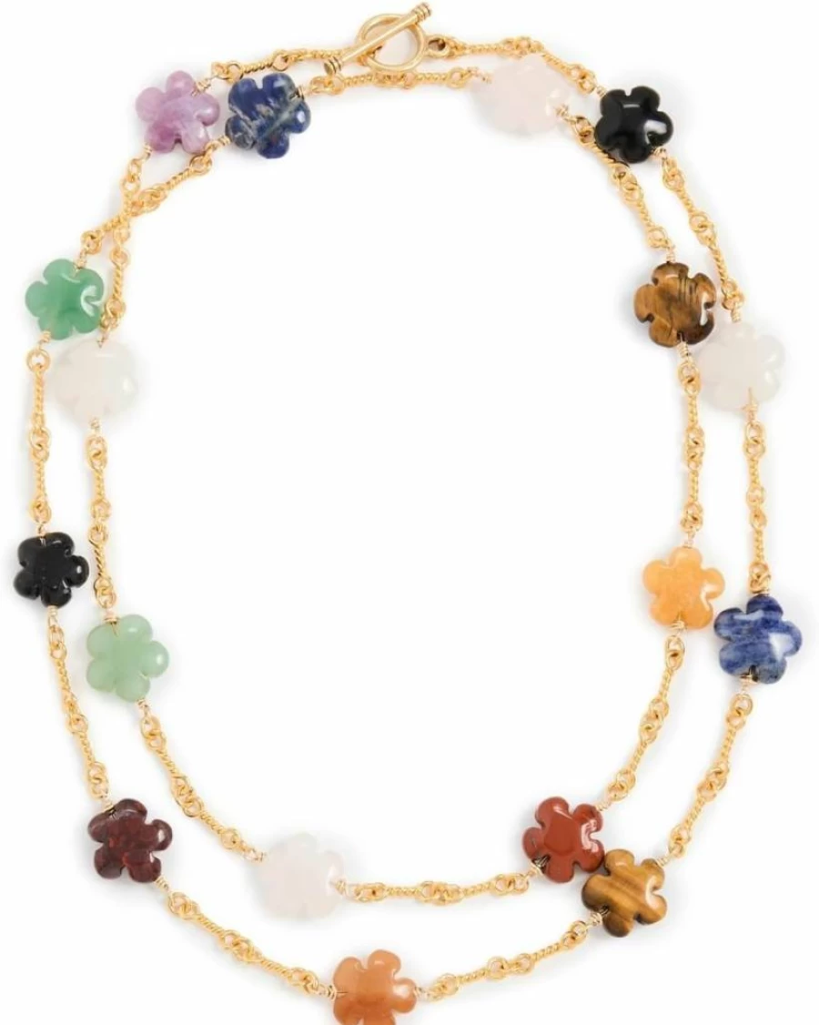 Brinker + Eliza Lana Pearl Necklace for Women - Elegant Gold-Plated Pendant Jewelry Gift