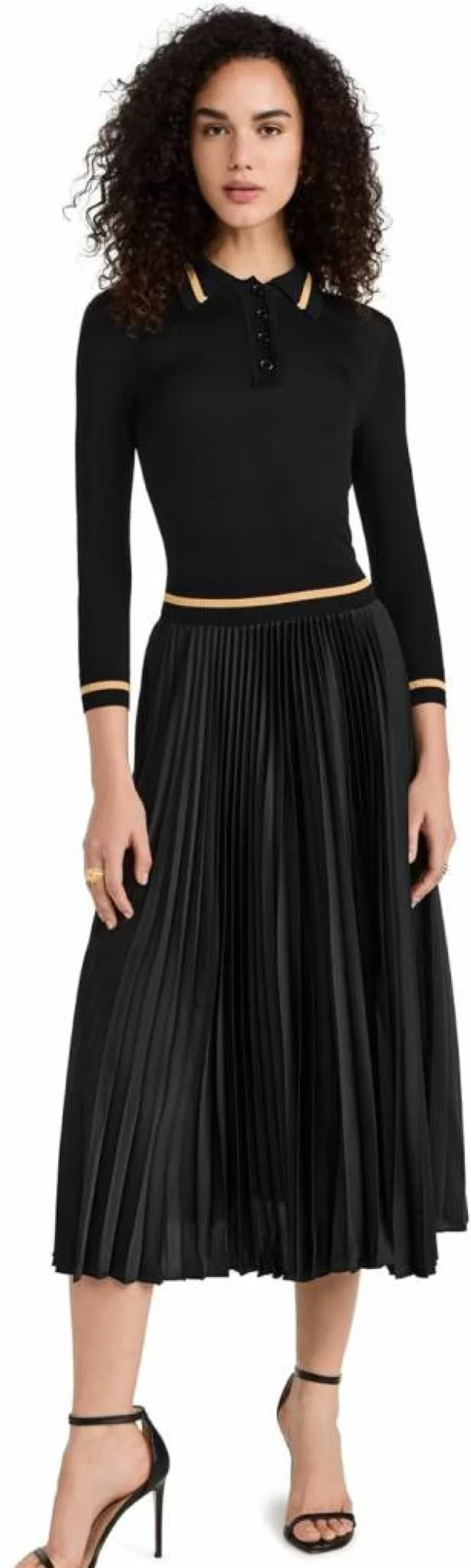 Shoshanna Women's Jodie Pleated Knit Dress - Elegant Casual Wear for Women