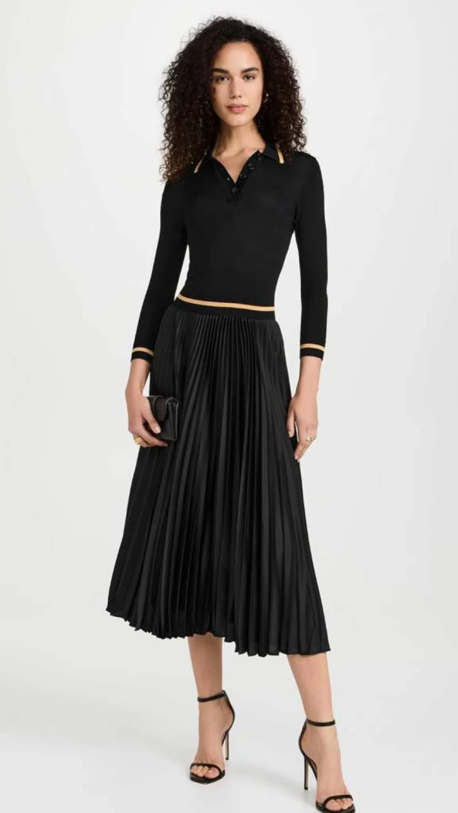Shoshanna Women's Jodie Pleated Knit Dress - Elegant Casual Wear for Women