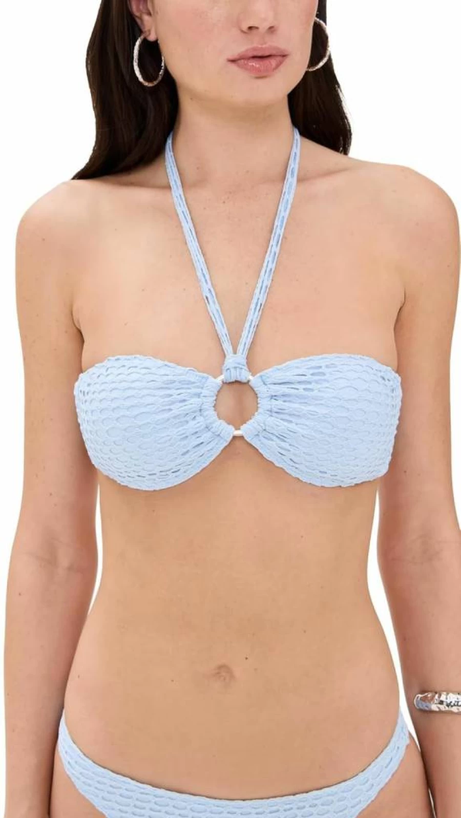 ViX Paula Hermanny Women's Solid Bandeau Ring Top