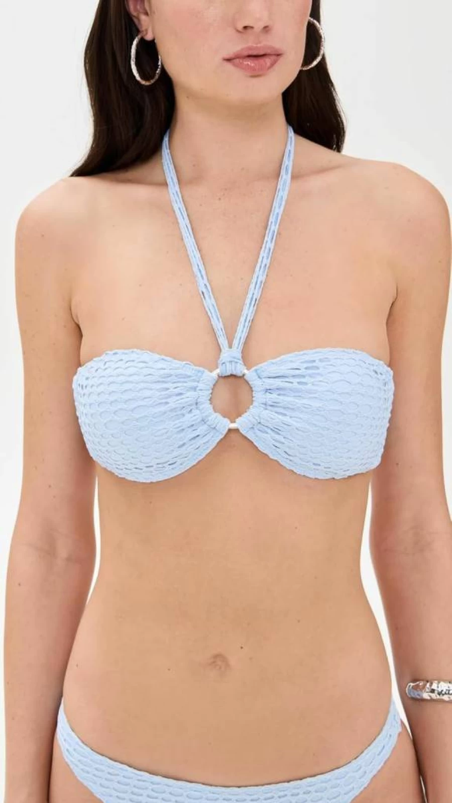 ViX Paula Hermanny Women's Solid Bandeau Ring Top