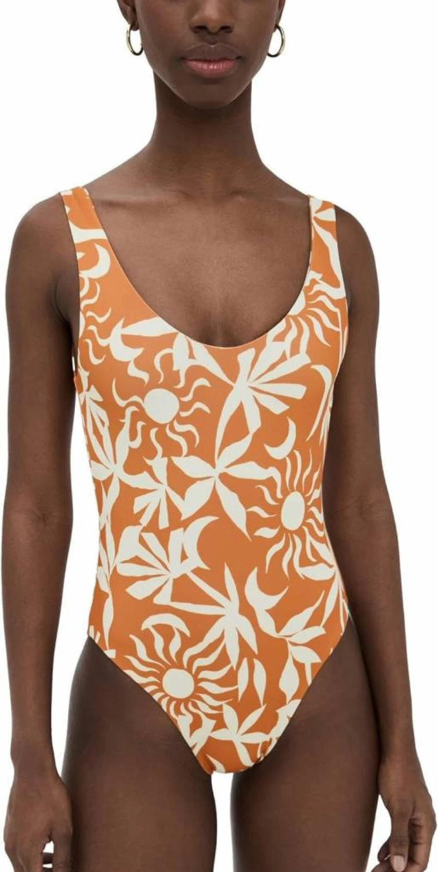 JADE Swim Women's Contour One Piece Swimsuit | High-Waisted Tummy Control One-Piece Bathing Suit