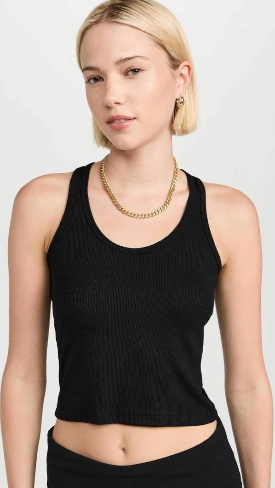SPLITS59 Women's Ashby Ribbed Crop Top - Soft Stretch Comfort Fit Yoga Tee