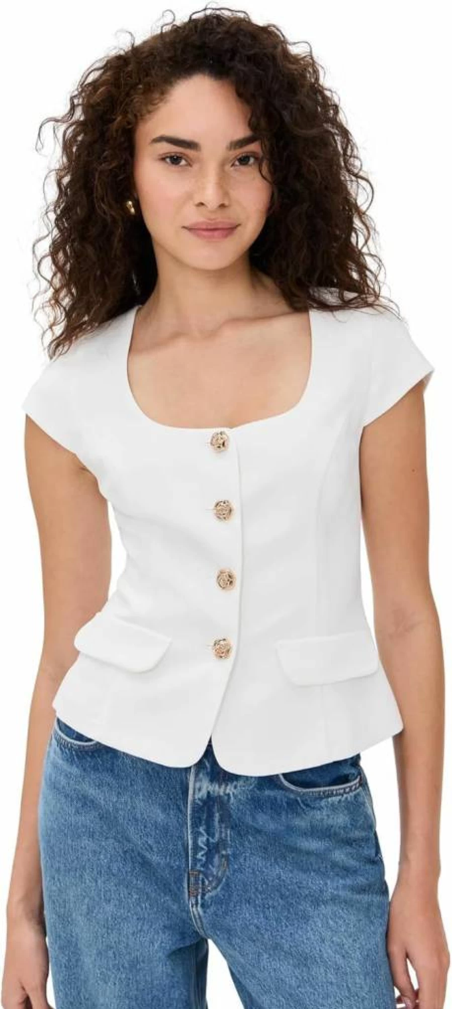 Amanda Uprichard Women's Kya Top - Stylish Blouse for Women, Fashionable Casual Wear