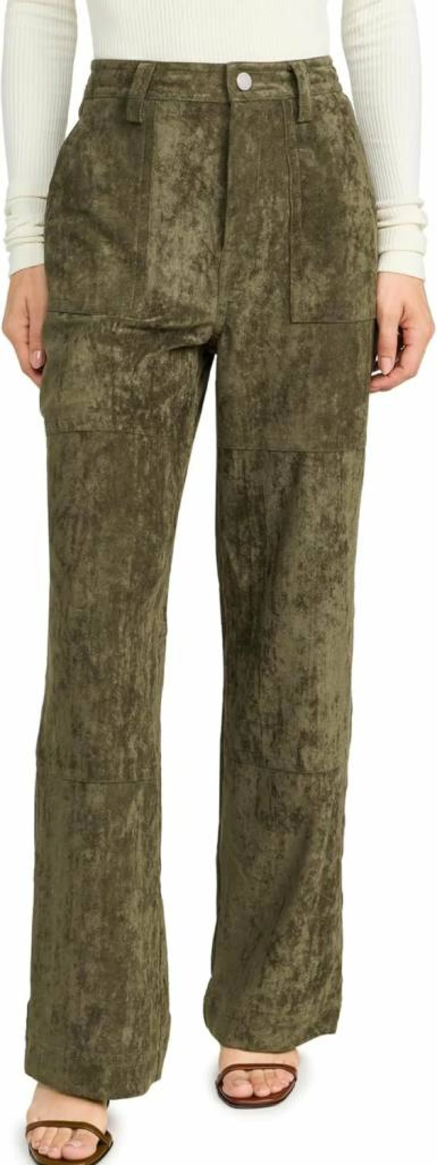 BLANKNYC Women's Take A Hike Trousers - High-Waisted Casual Pants for Outdoor & Street Style