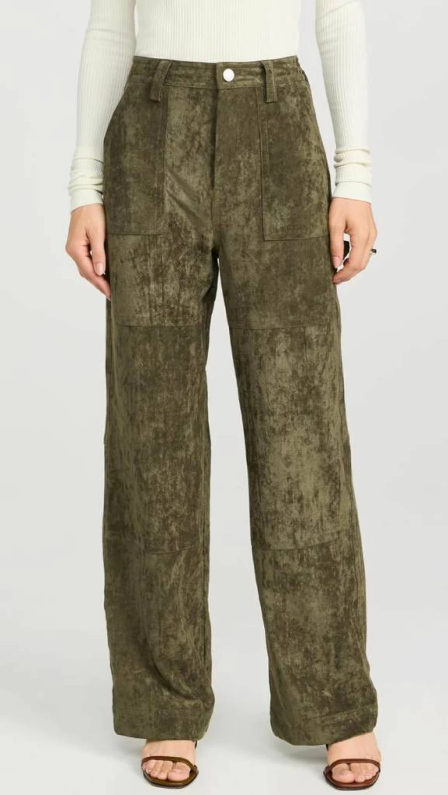 BLANKNYC Women's Take A Hike Trousers - High-Waisted Casual Pants for Outdoor & Street Style