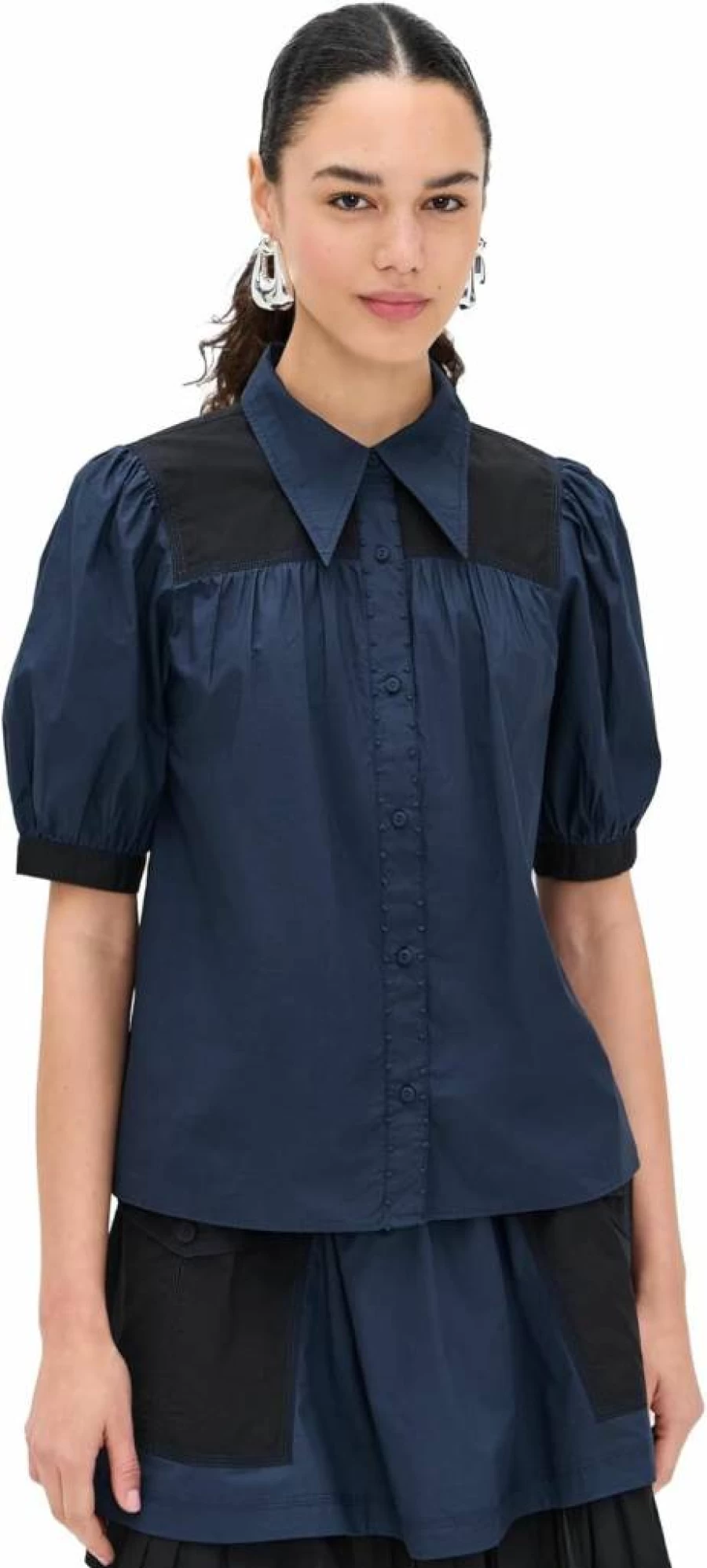 Ulla Johnson Women's Freja Top: Stylish & Comfortable Blouse for Everyday Wear