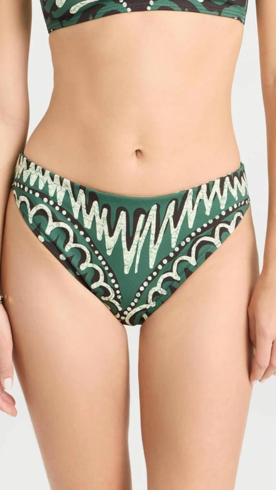 Sea Women's Charlough Print Bikini Bottoms - High Waisted Swimwear for Women - Floral Beach Bikini Bottom - Sexy Summer Swim Bottom