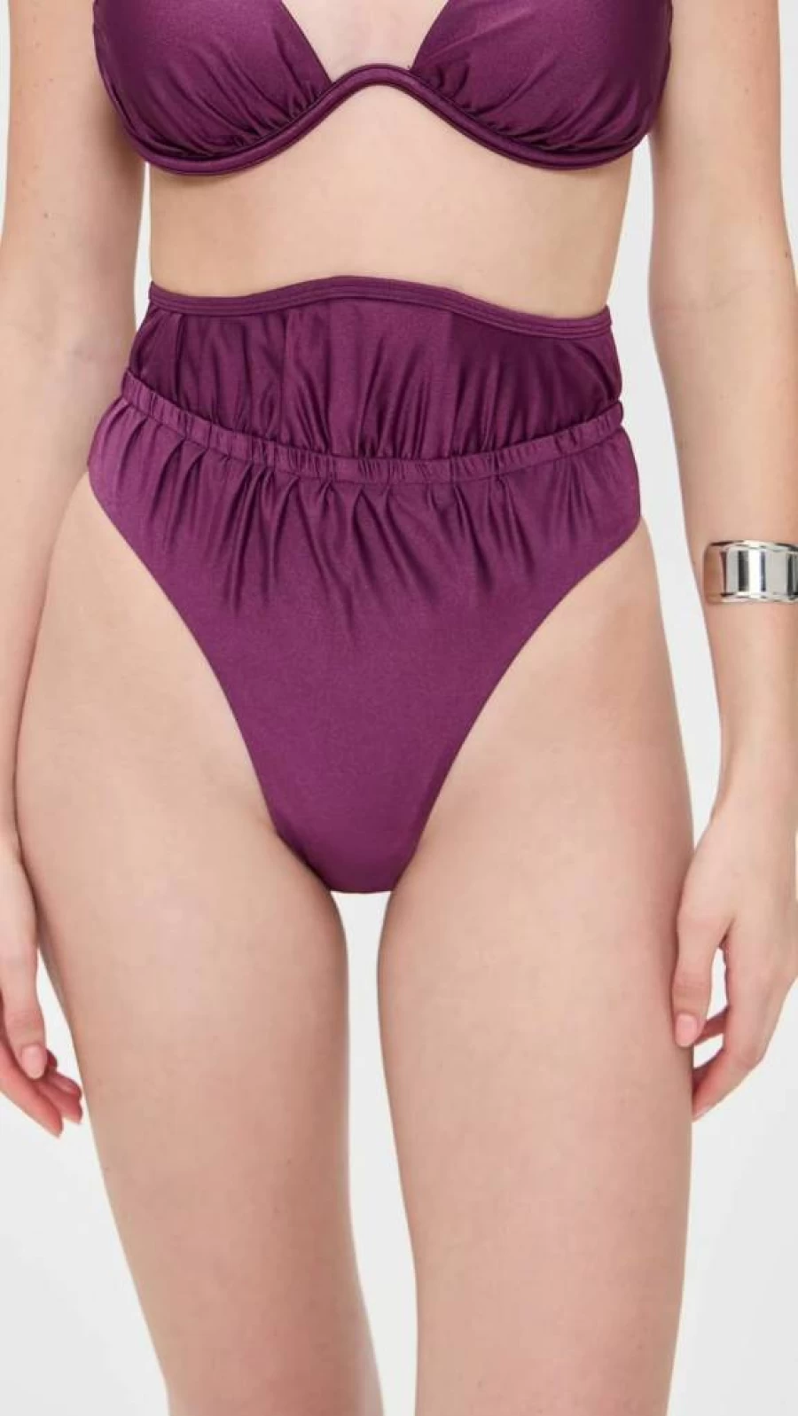 Andrea Iyamah Women's Gadu Bikini Bottoms - High-Waisted Swimwear for Women - Trendy Beachwear by Andrea Iyamah