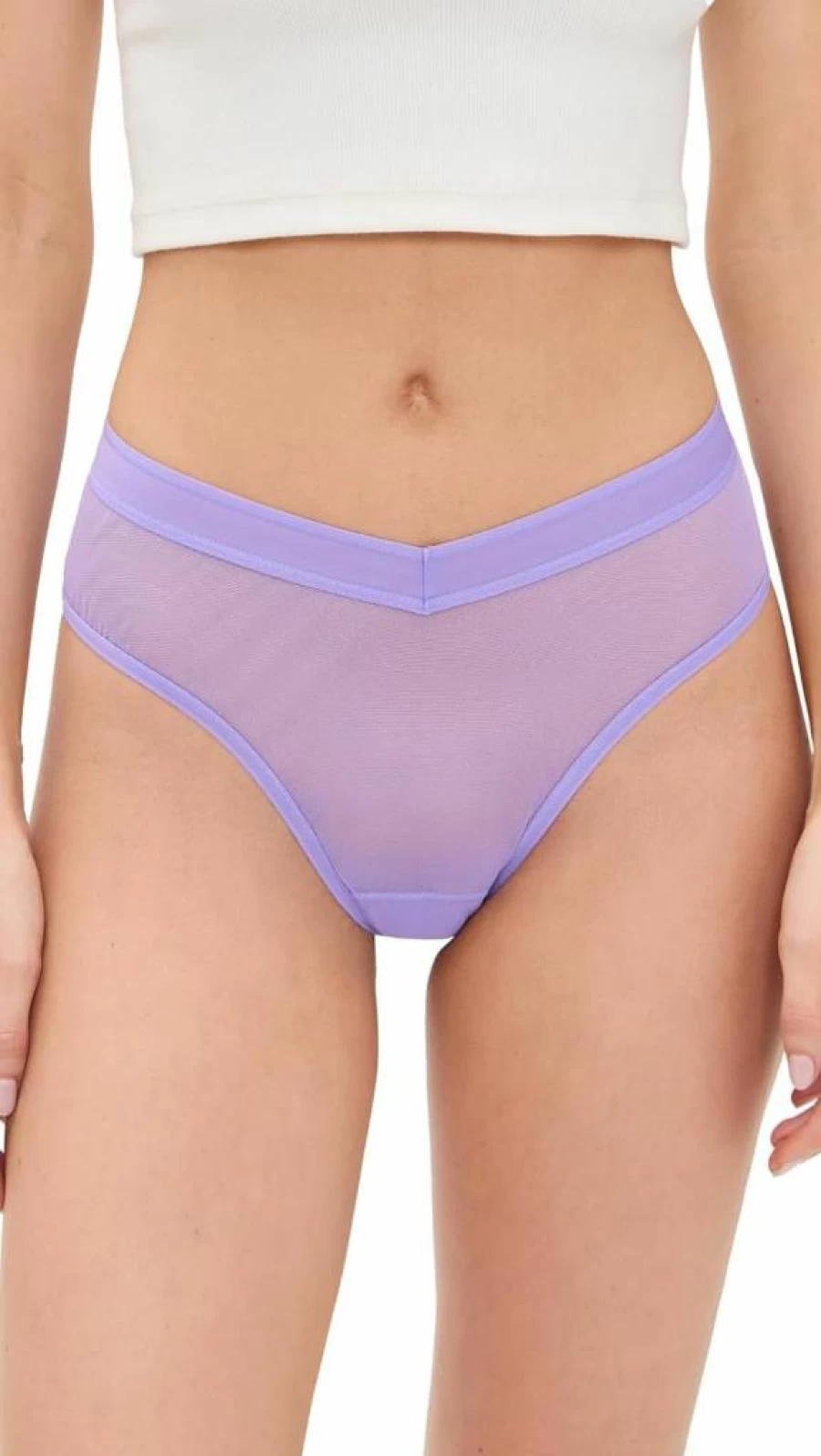 Hanky Panky Women's High-Cut Thong | Soft Lace Underwear | Comfortable Stretch Fit | Sexy Panties
