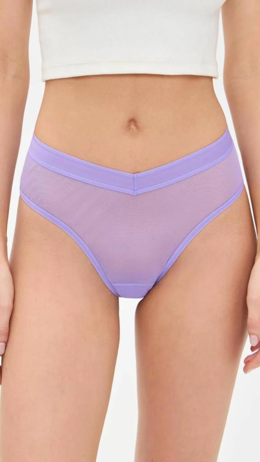 Hanky Panky Women's High-Cut Thong | Soft Lace Underwear | Comfortable Stretch Fit | Sexy Panties