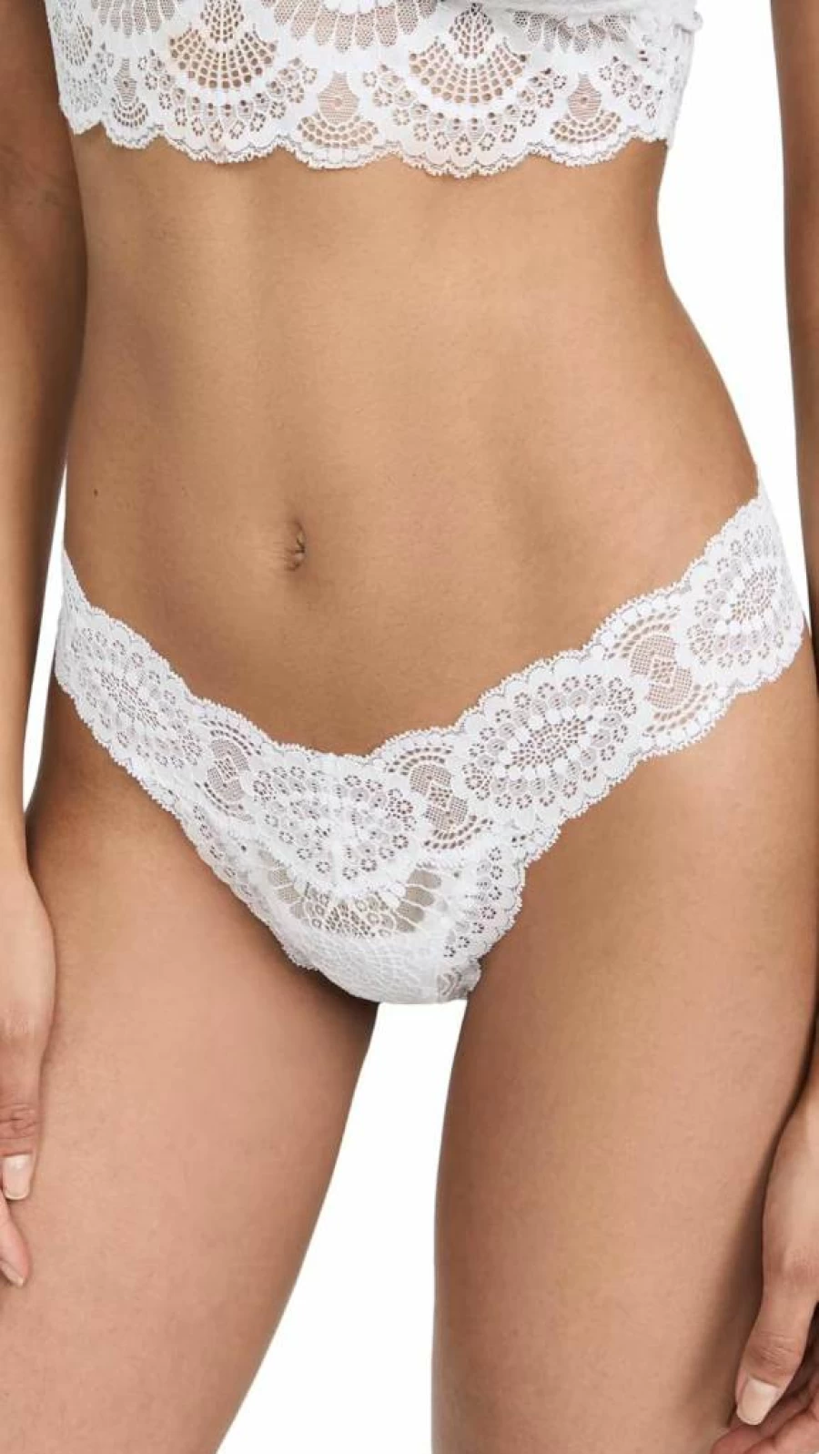Eberjey Women's Mariana Whispers Thong - Soft Lace Underwear for Comfort