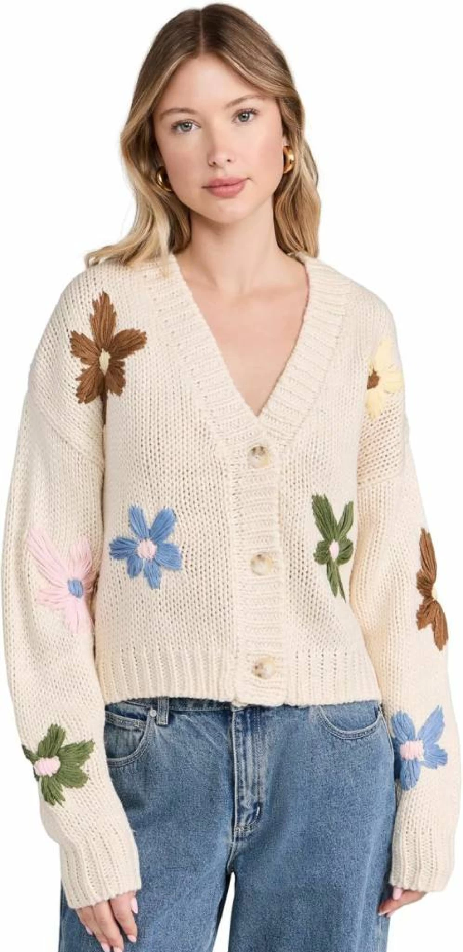 BLANKNYC Women's Sweet Soul Cardigan - Soft Knit Sweater Casual Long Sleeve Open Front