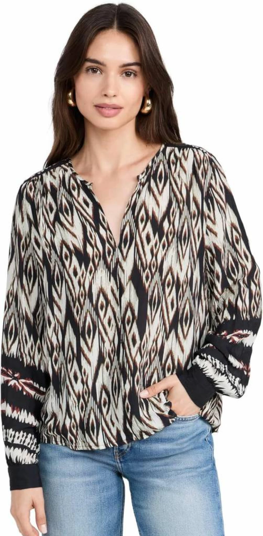 Velvet Abrielle Women's Velvet Blouse - Elegant & Soft Top for Ladies