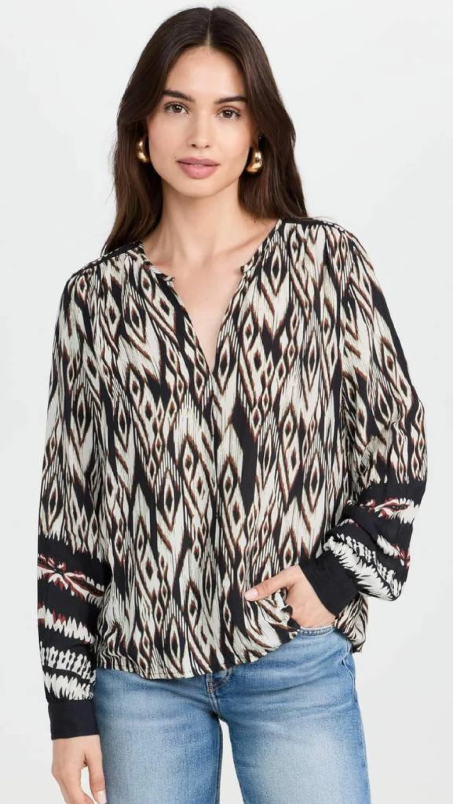 Velvet Abrielle Women's Velvet Blouse - Elegant & Soft Top for Ladies