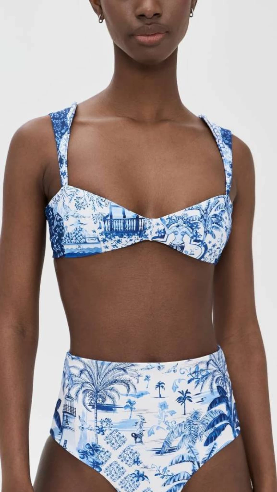 AGUA BENDITA Women's Malory Tales Bikini Top | Stylish Swimwear for Women